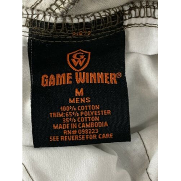 Gamer Winner Mens Pants Size Medium Brown Camo Hunting Cargo Pockets Fishing - Picture 4 of 8